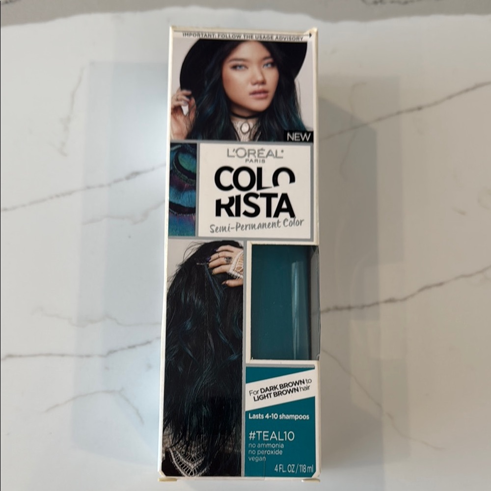L'Oreal Colorista Semi-Permanent Hair‎ Color Teal